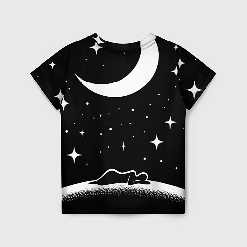 Детская футболка Космический сон - нейросеть / 3D-принт – фото 2