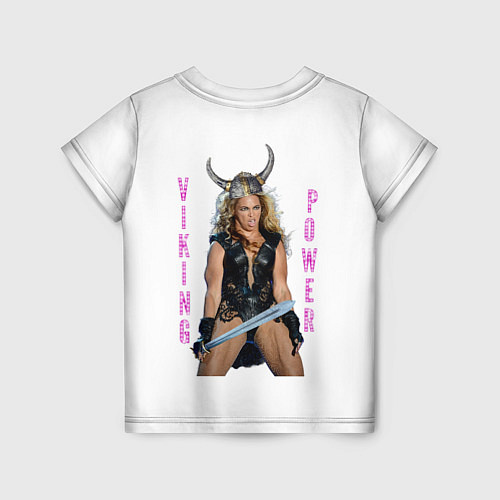 Детская футболка Viking Power Beyonce / 3D-принт – фото 2