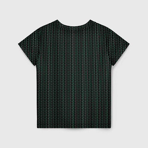 Детская футболка Чёрный в мелкие полоски / 3D-принт – фото 2