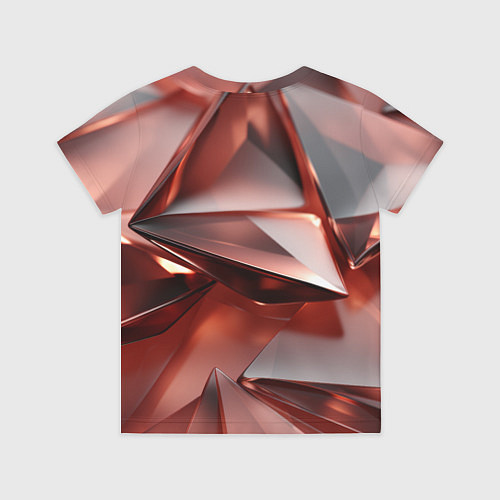 Детская футболка Рубиновые пирамидки / 3D-принт – фото 2