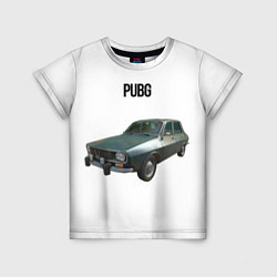 Футболка детская Автомобиль PUBG, цвет: 3D-принт