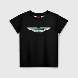 Футболка детская Aston Martin logo, цвет: 3D-принт