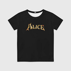 Футболка детская Alice american mcgee, цвет: 3D-принт