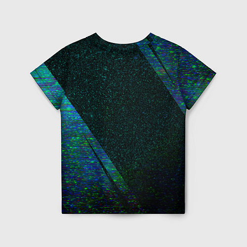 Детская футболка Arsenal glitch blue / 3D-принт – фото 2