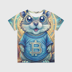 Футболка детская Хомяк и цифровые активы, цвет: 3D-принт