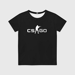Футболка детская Counter strike logo, цвет: 3D-принт
