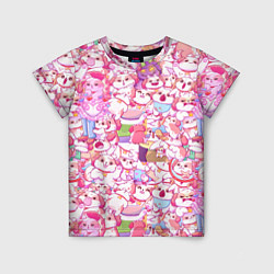 Футболка детская Стикеры вконтакте собака, цвет: 3D-принт