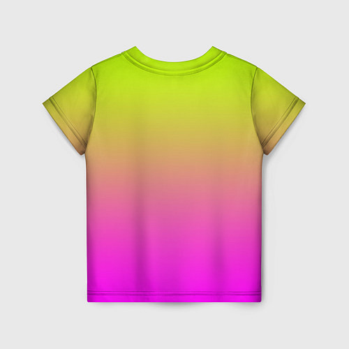 Детская футболка Градиент яркий / 3D-принт – фото 2