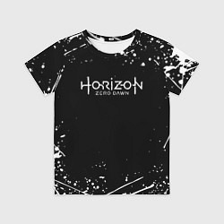 Футболка детская Horizon Zero Dawn всплеск красок, цвет: 3D-принт