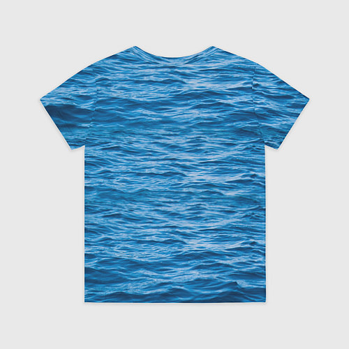 Детская футболка Будь спокоен и греби / 3D-принт – фото 2