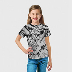 Футболка детская Старая газета, цвет: 3D-принт — фото 2