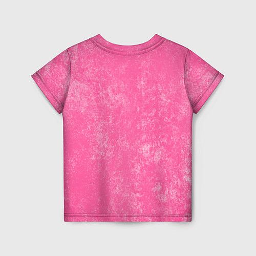 Детская футболка Pink bleached splashes / 3D-принт – фото 2