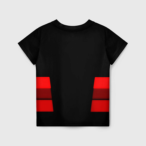 Детская футболка СССР геометрия красный / 3D-принт – фото 2