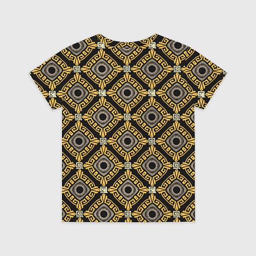 Детская футболка Греческий орнамент меандр / 3D-принт – фото 2
