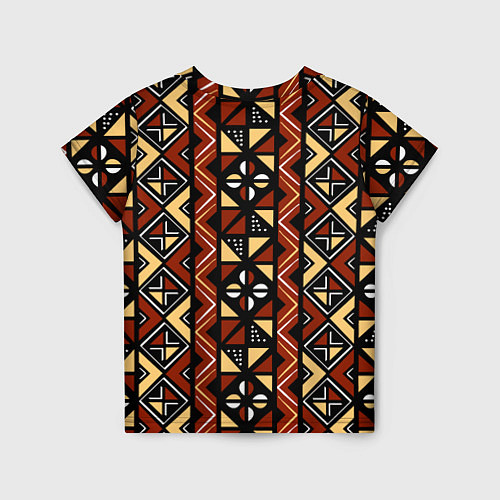 Детская футболка Африканский мавританский орнамент / 3D-принт – фото 2
