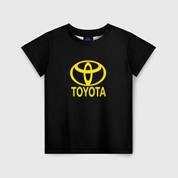 Футболка детская Toyota yellow, цвет: 3D-принт