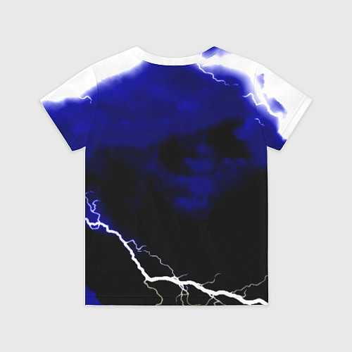 Детская футболка Россия шторм и молнии / 3D-принт – фото 2
