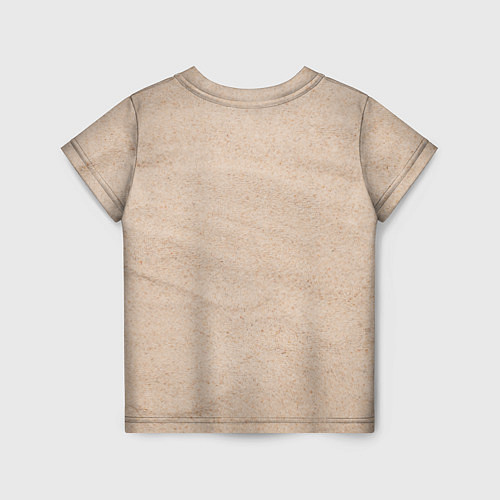 Детская футболка Песочная текстура / 3D-принт – фото 2
