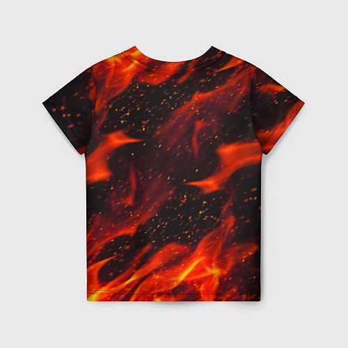 Детская футболка God of war fire steel / 3D-принт – фото 2