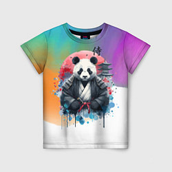 Футболка детская Panda samurai - Japan, цвет: 3D-принт