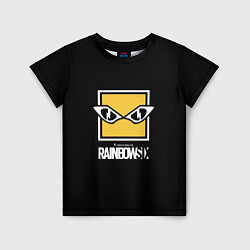 Футболка детская Rainbow six 6 logo games, цвет: 3D-принт