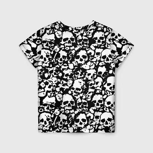 Детская футболка Rainbow six pattern skull / 3D-принт – фото 2
