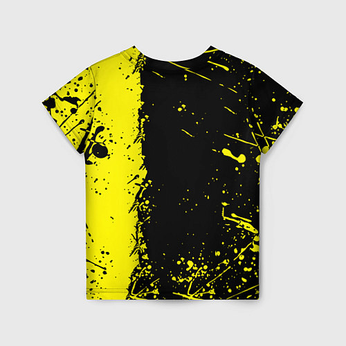 Детская футболка Borussia fc краски / 3D-принт – фото 2