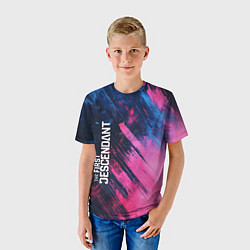 Футболка детская The First Descendant - Texture, цвет: 3D-принт — фото 2
