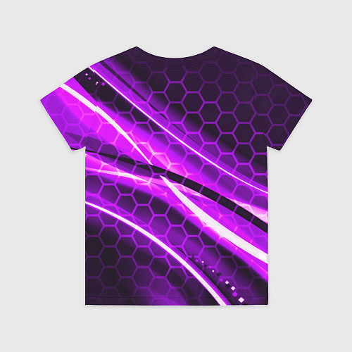 Детская футболка Неоновая броня текстура / 3D-принт – фото 2