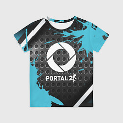 Футболка детская Portal game краски, цвет: 3D-принт