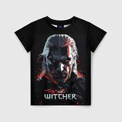 Футболка детская The Witcher dark style, цвет: 3D-принт