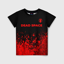 Футболка детская Dead Space - red gradient посередине, цвет: 3D-принт