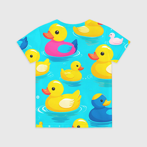 Детская футболка Плавающие уточки / 3D-принт – фото 2