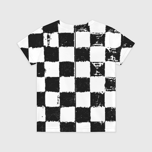 Детская футболка Шахматные фигуры на доске / 3D-принт – фото 2
