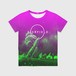 Футболка детская Starfield space rpg, цвет: 3D-принт
