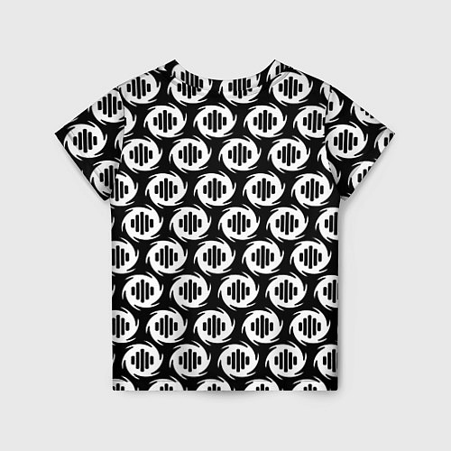 Детская футболка Serious Sam logo pattern / 3D-принт – фото 2