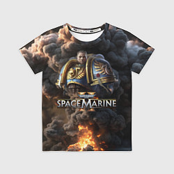 Футболка детская Captain Titus Warhammer 40000 space marine 2, цвет: 3D-принт