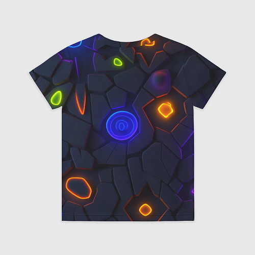 Детская футболка Deadlock logo текстурные плиты / 3D-принт – фото 2