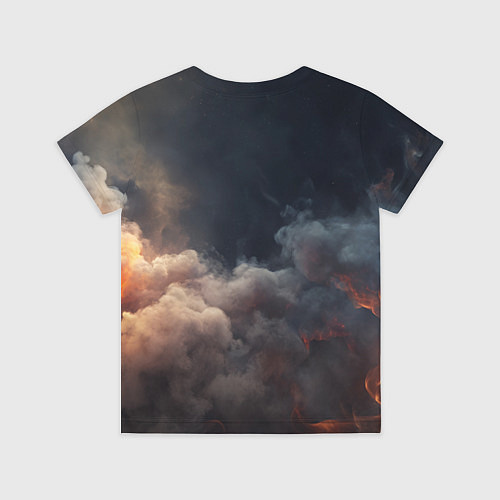 Детская футболка Deadlock лого и туман / 3D-принт – фото 2