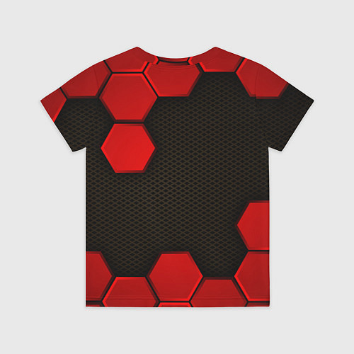 Детская футболка Deadlock Haze красные плиты / 3D-принт – фото 2