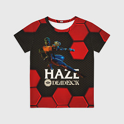 Футболка детская Deadlock Haze красные плиты, цвет: 3D-принт