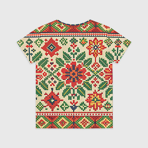 Детская футболка Славянский узор и орнамент / 3D-принт – фото 2
