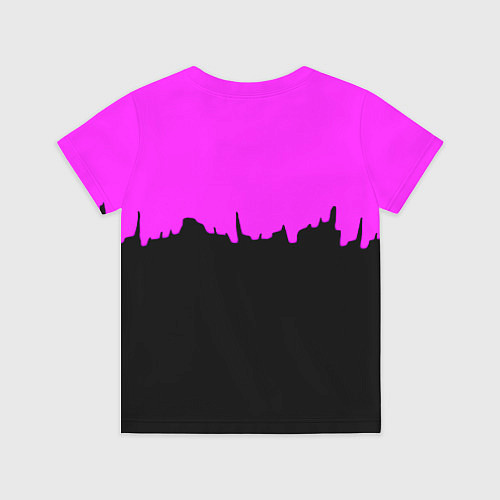 Детская футболка Tekken розовая геометрия / 3D-принт – фото 2