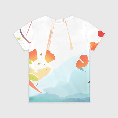 Детская футболка Манга портрет / 3D-принт – фото 2