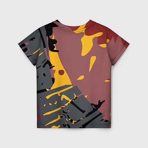 Детская футболка Красный викинг / 3D-принт – фото 2