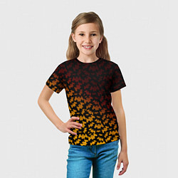 Футболка детская Marshmello текстура, цвет: 3D-принт — фото 2