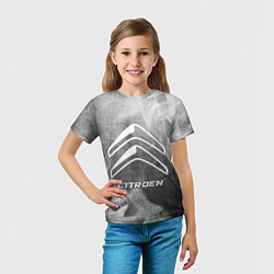 Футболка детская Citroen - grey gradient, цвет: 3D-принт — фото 2