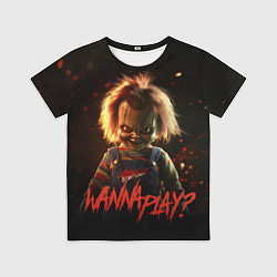 Футболка детская Chucky wanna play?, цвет: 3D-принт