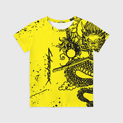 Футболка детская Syberpunk dragon tatoo, цвет: 3D-принт