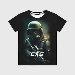 Футболка детская CS counter terrorist, цвет: 3D-принт